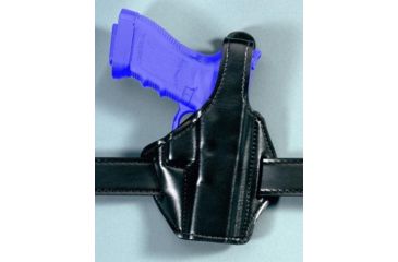 Image of Safariland 747 Pancake Concealment Holster for Pistols - Plain Black, Left Hand 747-77-62