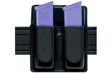 Image of Safariland 75 Double Mag Pouch Without Flaps - Hi Gloss Black, Ambidextrous 75-53-9