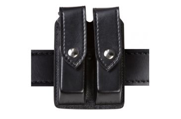 Image of Safariland 77 Double Handgun Magazine Pouch - Plain Black, Ambidextrous 77-210-2HS