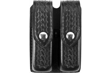 Image of Safariland 77 Double Handgun Magazine Pouch - Basket Black, Ambidextrous - Beretta PX4, Fits Glock 37 &amp; Similar