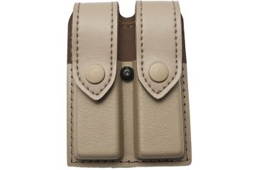 Image of Safariland 77 Double Handgun Magazine Pouch Fde Brown Ambidextrous 77 53 553pbl