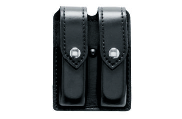 Image of Safariland 77 Double Handgun Magazine Pouch - Hi Gloss Black, Ambidextrous 77-83-9B