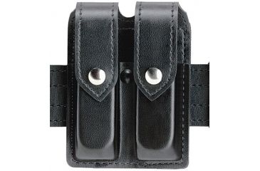 Image of Safariland 77 Double Handgun Magazine Pouch - High Gloss Cordovan, Ambidextrous 77-383-19