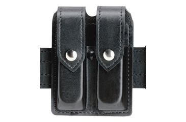 Image of Safariland 77 Double Handgun Magazine Pouch - Plain Black, Ambidextrous 77-76-2B