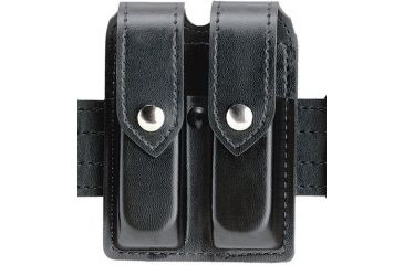 Image of Safariland 77 Double Handgun Magazine Pouch - Plain Black, Ambidextrous 77-383-2HS