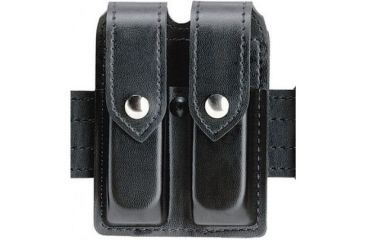 Image of Safariland 77 Double Handgun Magazine Pouch - Plain Black, Ambidextrous 77-53-2