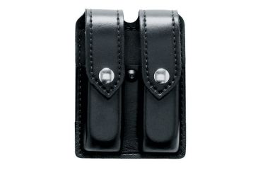 Image of Safariland 77 Double Handgun Magazine Pouch - STX Hi-Gloss Black, Ambidextrous 77-383-49B