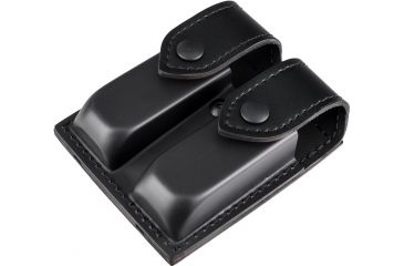 Image of Safariland 77 Double Handgun Magazine Pouch - STX Plain Black, Ambidextrous 77-283-41PBL