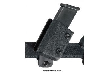 Image of Safariland 771 Open Front Magazine Pouch, Ruger, Smith &amp; Wesson, Left, Belt Loop/Slot, Basketweave  Black, 771-23-482-150