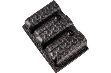 Pochette Triple Chargeur Safariland 775 Slimline - Ouverte, Pour Glock 20/21, En Cuir Noir