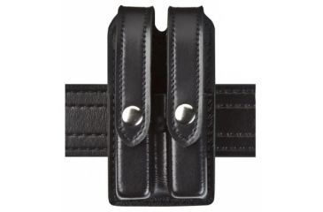 Image of Safariland 78 Slim Double Mag Pouch, Double Stacked 9mm Mags Gl17, 22, STX Tactical Black 78-83-13
