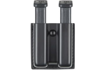 Image of Safariland Model 79 Slimline Open Top Double Magazine Pouches, Glock 17/22 4in BBL, Black, STX Tactical, MOLLE, 79-83-23-MSA