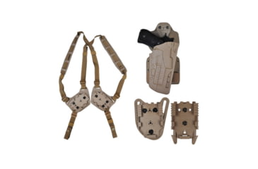 Image of Safariland 7TS ALS Military Kit AIWB Holsters, Right, FDE Brown, MIL-KIT1-477-551