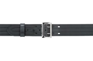 Image of Safariland 87 Suede Lined Belt, Chrome Buckle, Basket Black, Waist 38 in