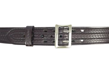 Image of Safariland 87 Suede Lined Belt w/ Buckle, Cordovan Basketweave, 34in