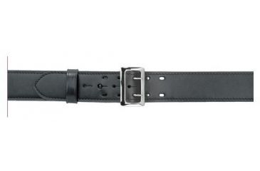 Image of Safariland 87 Suede Lined Belt, Plain Black, Chrome Buckle - Waist 36 in