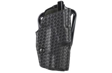 Image of Safariland 6377 ALS Belt Slide Holster, Sig SauerP226 Rail, STX Black Basket Weave, Right Hand, 2.25in. Belt Loop, with Rails, 6377-477-481-225