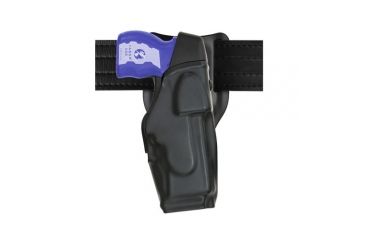 Image of Safariland ALS EDW Holster with 6070UBL - STX Plain Black Black, Right Hand 6340-64-411