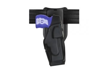 Image of Safariland ALS EDW Holster with 6075UBL - STX Plain Black Black, Left Hand 6345-64-412