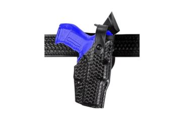 Image of Safariland 6360 ALS/SLS Mid-Ride LVL III  Holster, Springfield Armory 1911, Right, Hi Gloss, Black, 6360-56-91OBL