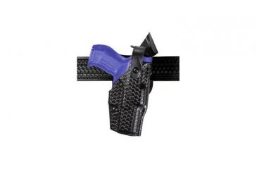 Image of Safariland ALS Level III Ride UBL Holster Basket Weave, R Guard/Sentry Installed, 6360-77-481-SH