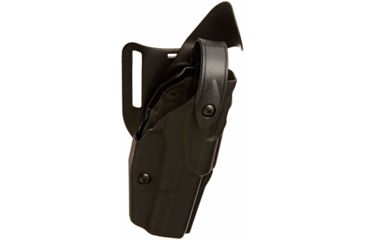 Image of Safariland 6360 ALS/SLS Mid-Ride Level-III Retention Duty Holster, H&amp;K VP9 w/ITI M3, TLR-1, Surefire X200, X300, or X300U, , STX Plain Black, Right Hand, 6360-5932-61