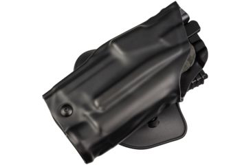 Image of Safariland ALS Paddle Holster, Left Hand, STX Plain Black 1.75in. Belt w/QLS Molle Fork &amp; Receiver 6378-7742-412-175-MS19-MS22