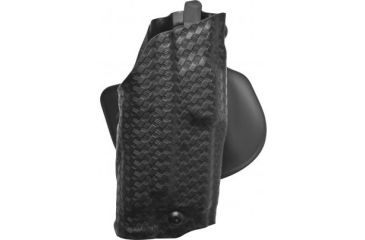 Image of Safariland ALS Paddle Holster, Right Hand, STX Plain Black Belt Loop Only 1.5in. and 1.75in. belt slots 6378-744-411-K15