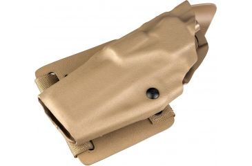 Image of Safariland ALS Tactical Thigh Holster, Left Hand, STX FDE Brown Small Molle Adapter Plate 6354-56-552-MS8