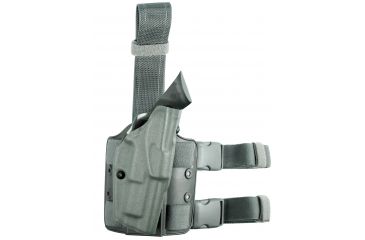 Image of Safariland Model 6354 ALS Tactical Thigh Holster, Glock 19 Gen 5, SureFire X300U, Right, STX Tactical, Foliage Green, 6354-28325-541