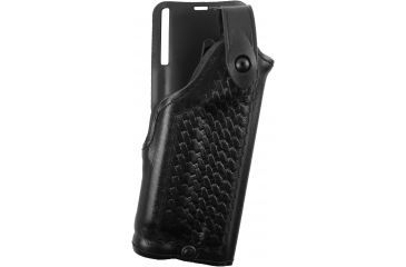 Image of Safariland Belt Drop, Level II Retention Holster - Basket Black, Right  6285-7740-81-S