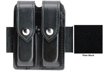 Image of Safariland Double Mag Pouch w/Flap Plain Black Colt 1911 78-53-2
