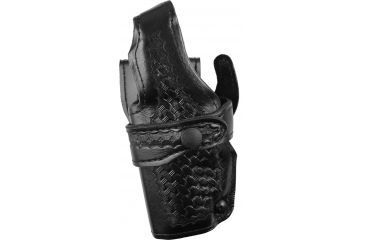 Image of Safariland Duty Holster, Mid-Ride, Level III Retention Basket Black, Left 07070182