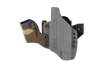 Image of Safariland INCOG-X, Joint Collaboration with Haley Strategic, Inside the Waistband Holster, Fits Glock 17/19 with Light, Integrated Magazine Caddy, Microfiber Suede Wrapped Boltaron Construction, Woodland Camo, Right Hand, 1341387