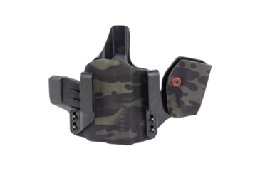 Image of Safariland INCOG-X, Joint Collaboration with Haley Strategic, Inside the Waistband Holster, Fits Glock 17/19 with Light, Integrated Magazine Caddy, Microfiber Suede Wrapped Boltaron Construction, Multicam Black, Right Hand, 1341336