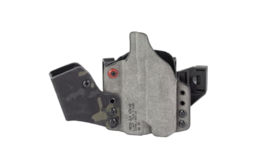 Image of Safariland INCOG-X, Joint Collaboration with Haley Strategic, Inside the Waistband Holster, Fits Glock 43X/48 with Light, Integrated Magazine Caddy, Microfiber Suede Wrapped Boltaron Construction, Multicam Black, Right Hand, 1341401
