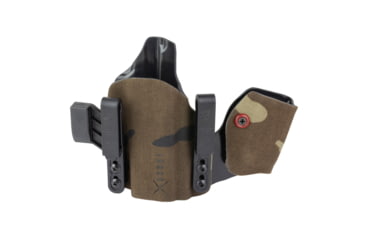 Image of Safariland INCOG-X, Joint Collaboration with Haley Strategic, Inside the Waistband Holster, Fits SIG P365 X-Macro Fuse, Integrated Magazine Caddy, Microfiber Suede Wrapped Boltaron Construction, Woodland Camo, Right Hand, 1341399