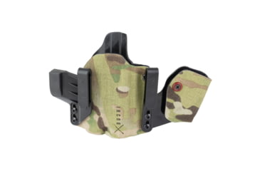 Image of Safariland INCOG-X, Joint Collaboration with Haley Strategic, Inside the Waistband Holster, Fits SIG P365 X-Macro Fuse with Light, Integrated Magazine Caddy, Microfiber Suede Wrapped Boltaron Construction, Multicam, Right Hand, 1341391