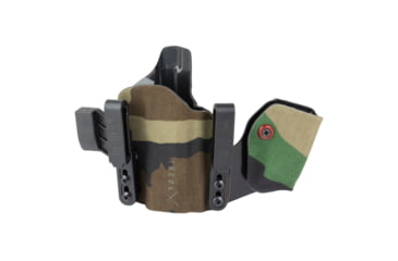 Image of Safariland INCOG-X, Joint Collaboration with Haley Strategic, Inside the Waistband Holster, Fits SIG P365/X/XL, Integrated Magazine Caddy, Microfiber Suede Wrapped Boltaron Construction, Woodland Camo, Right Hand, 1341425