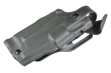 Image of Safariland 6280 SLS Mid-Ride Level-II Retention, Beretta 92, 96 Vertec w/ITI M3/M6 4.7in., OD Green, Right Hand, 6280-73421-561