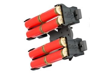 Image of Safariland Model 086 Shotgun Shell Holder, Black - 086-8-2-MS34 8 Shells ELS 34 Fork Only
