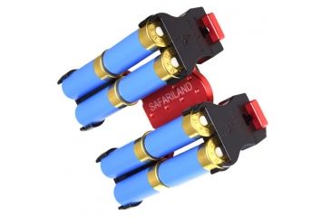 Image of Safariland Model 086 Shotgun Shell Holder, Red - 086-8-35-MS34 8 Shells ELS 34 Fork Only