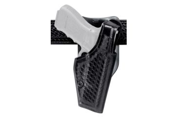 Image of Safariland Model 2005 Low-Ride Level-I Duty Holster, Glock 17/22/31 w/ITI M3 Light, Right Hand, Basket Weave Black, 2005-832-181