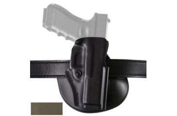 Image of Safariland Model 5198 IDPA Paddle/Belt Loop Holster, Glock 17/22/31, Right Hand, STX Foliage Green, 5198-83-541