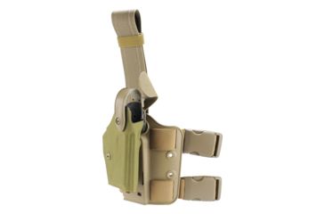Image of Safariland Model 6004USN SLS Low Drop-Leg Holster, Glock 19/23/32, Right Hand, Cordura Khaki, 6004USN-283-751