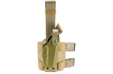 Image of Safariland Model 6004USN SLS Low Drop-Leg Holster, Glock 19/23/32, Right Hand, Cordura Khaki, 6004USN-283-751