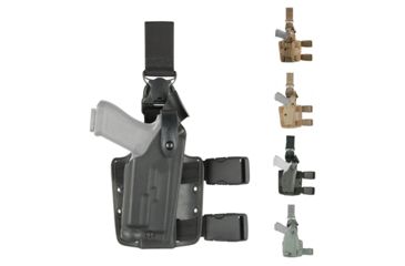 Image of Safariland Model 6005 SLS Drop-Leg Glock Holster, Black, Coyote Brown, Flat Dark Earth, Foliage Green, OD Green