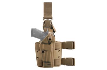 Image of Safariland Model 6005 SLS Drop-Leg Holster, Glock 19/23/32, Right Hand, STX Coyote Brown, 6005-283-761