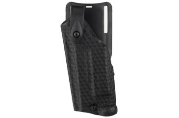 Image of Safariland Model 6285 SLS Low-Ride Level-II Duty Holster, Glock 17/22/31 w/SF X200/X300/X300U Light, Left Hand, STX Basket Weave Black, 6285-836-482