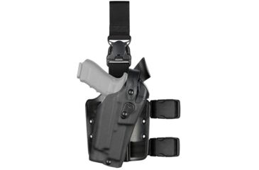 Image of Safariland Model 6305rds Als/sls Tactical Holster W/ Quick-release Leg Strap For Smith & Wesson M&p 2.0 9l W/ Light, Stx Plain - 1327514